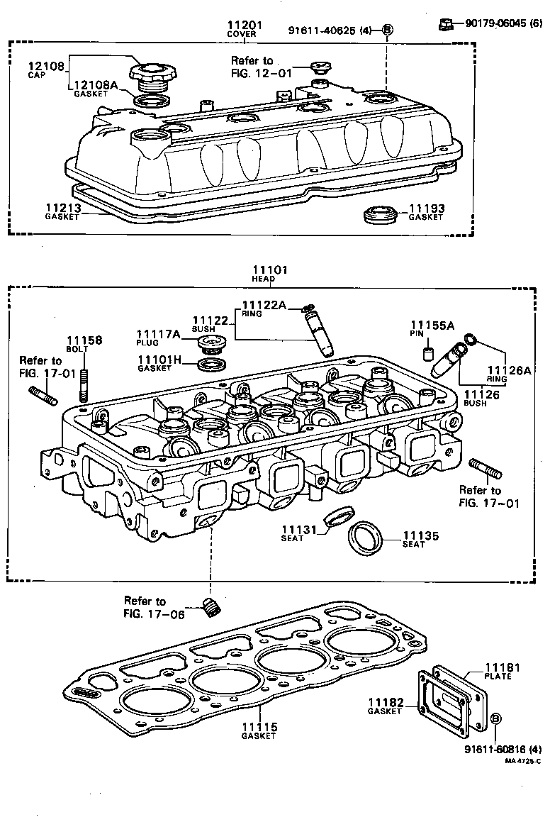  CARINA FR |  CYLINDER HEAD