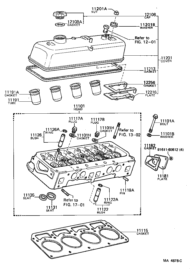  TOWN MASTERACE V WG |  CYLINDER HEAD