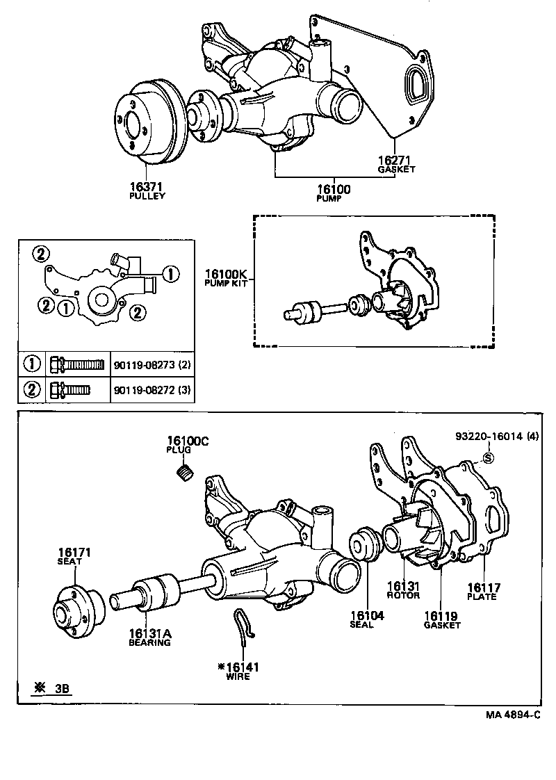  DYNA |  WATER PUMP