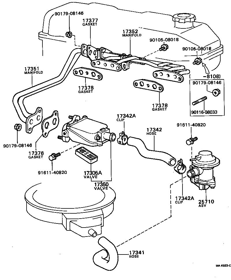  CHASER |  MANIFOLD AIR INJECTION SYSTEM