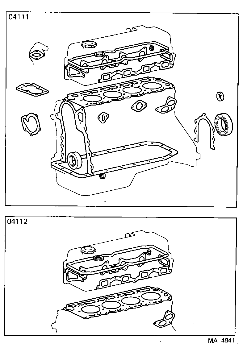  CARINA FR |  ENGINE OVERHAUL GASKET KIT