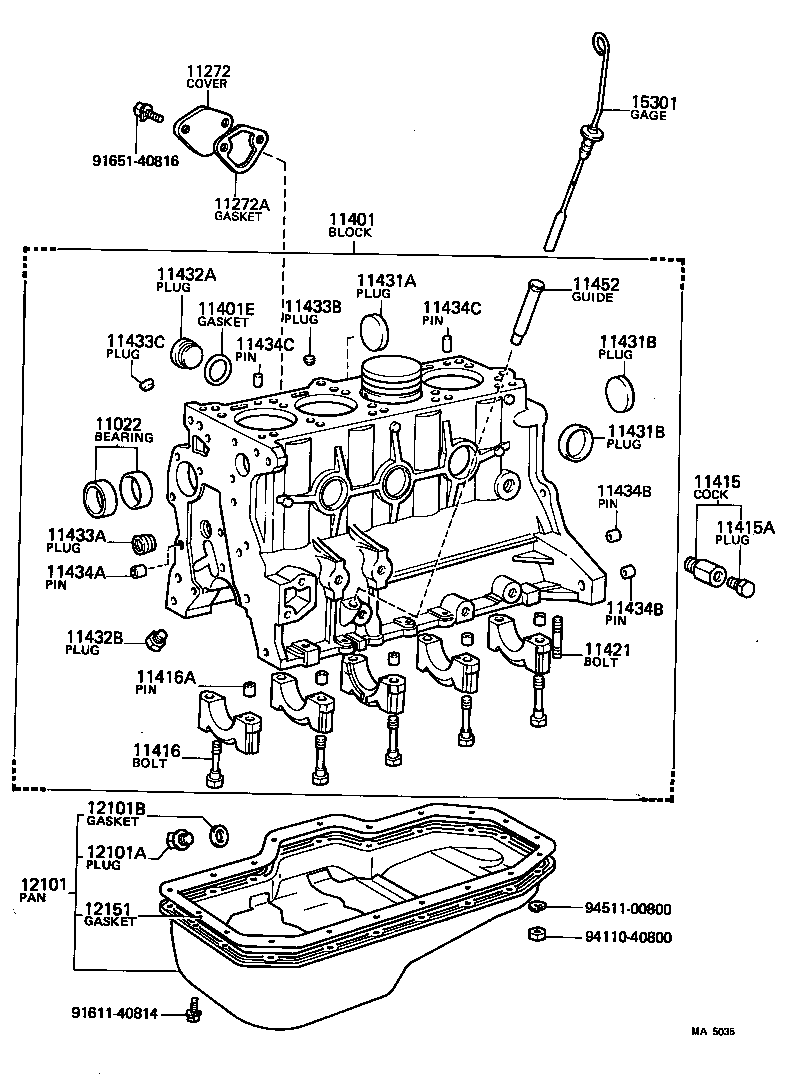  MARK 2 |  CYLINDER BLOCK