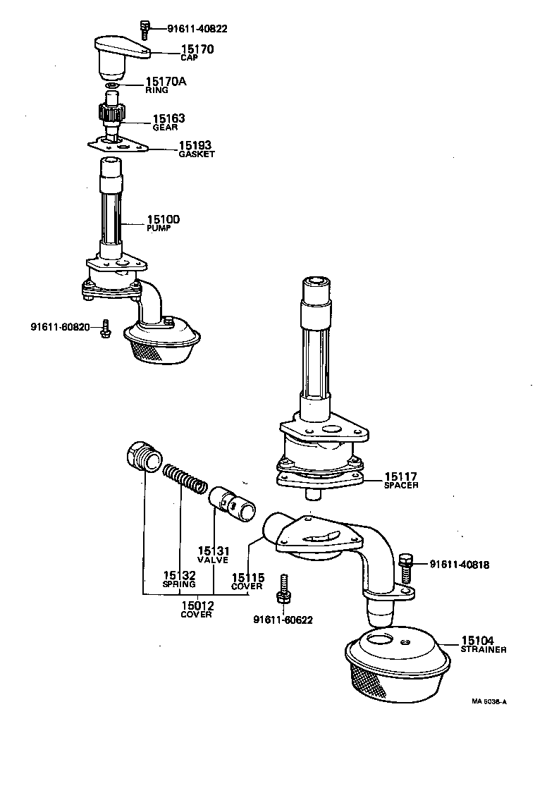  CHASER |  ENGINE OIL PUMP