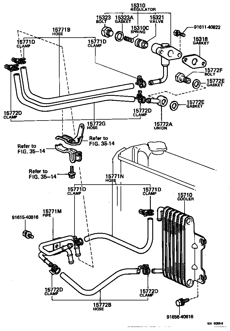  CROWN |  ENGINE OIL COOLER