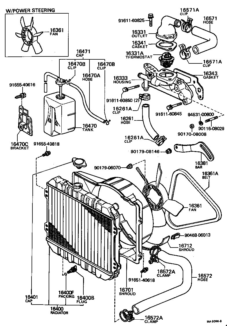  CHASER |  RADIATOR WATER OUTLET