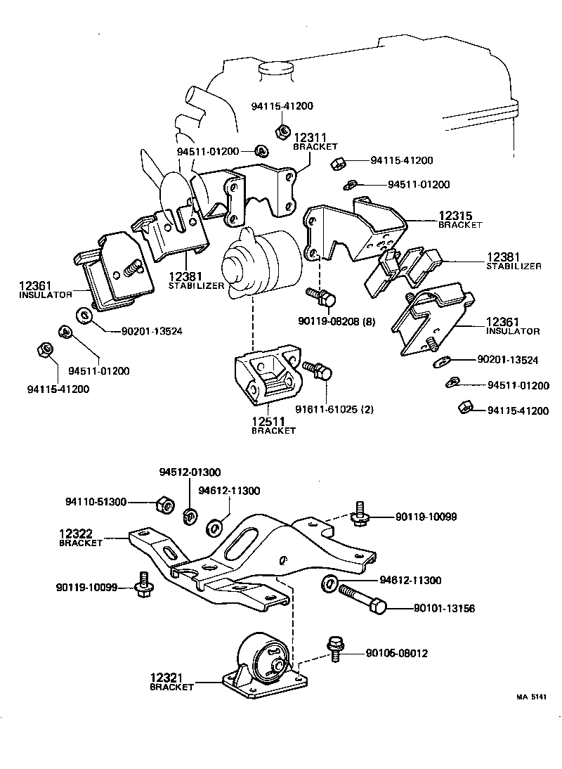  LITE TOWNACE TRUCK |  MOUNTING