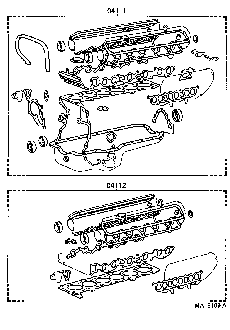  CROWN |  ENGINE OVERHAUL GASKET KIT