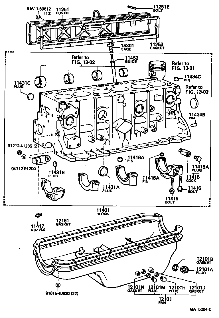  LAND CRUISER VAN |  CYLINDER BLOCK