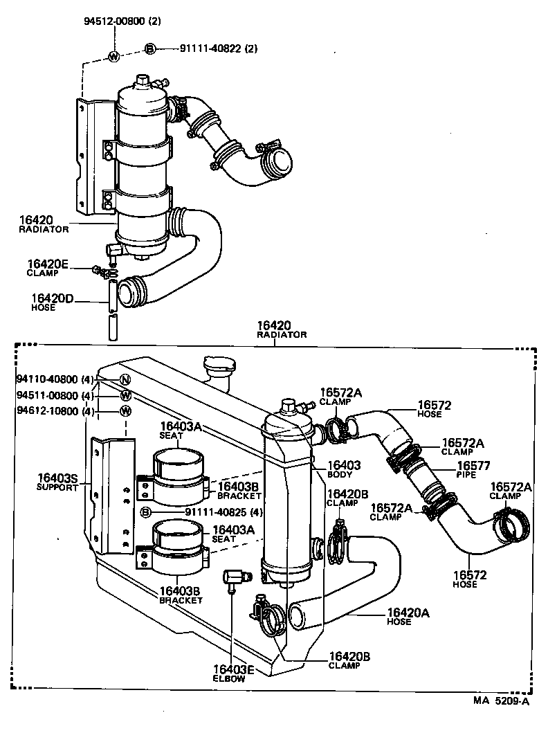  LAND CRUISER VAN |  RADIATOR WATER OUTLET
