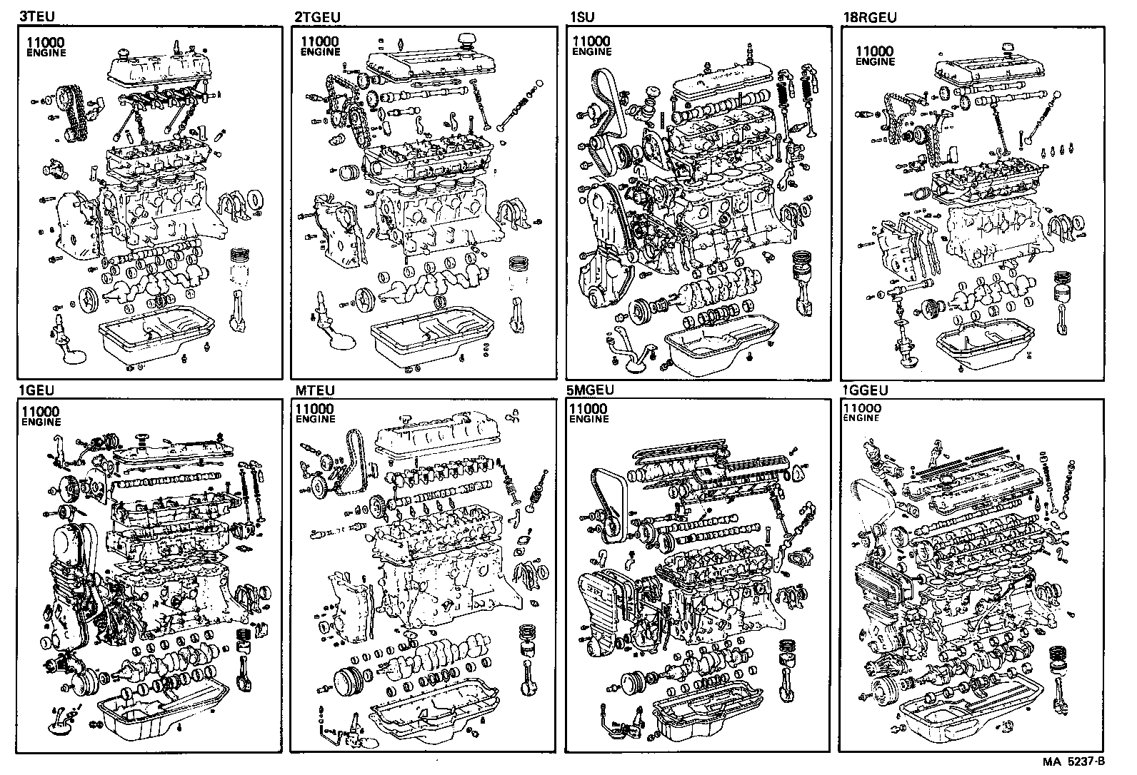  CELICA |  PARTIAL ENGINE ASSEMBLY