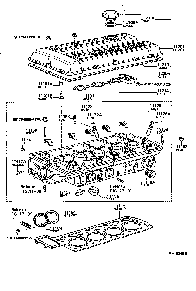  CARINA FR |  CYLINDER HEAD