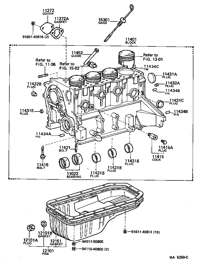  CARINA FR |  CYLINDER BLOCK