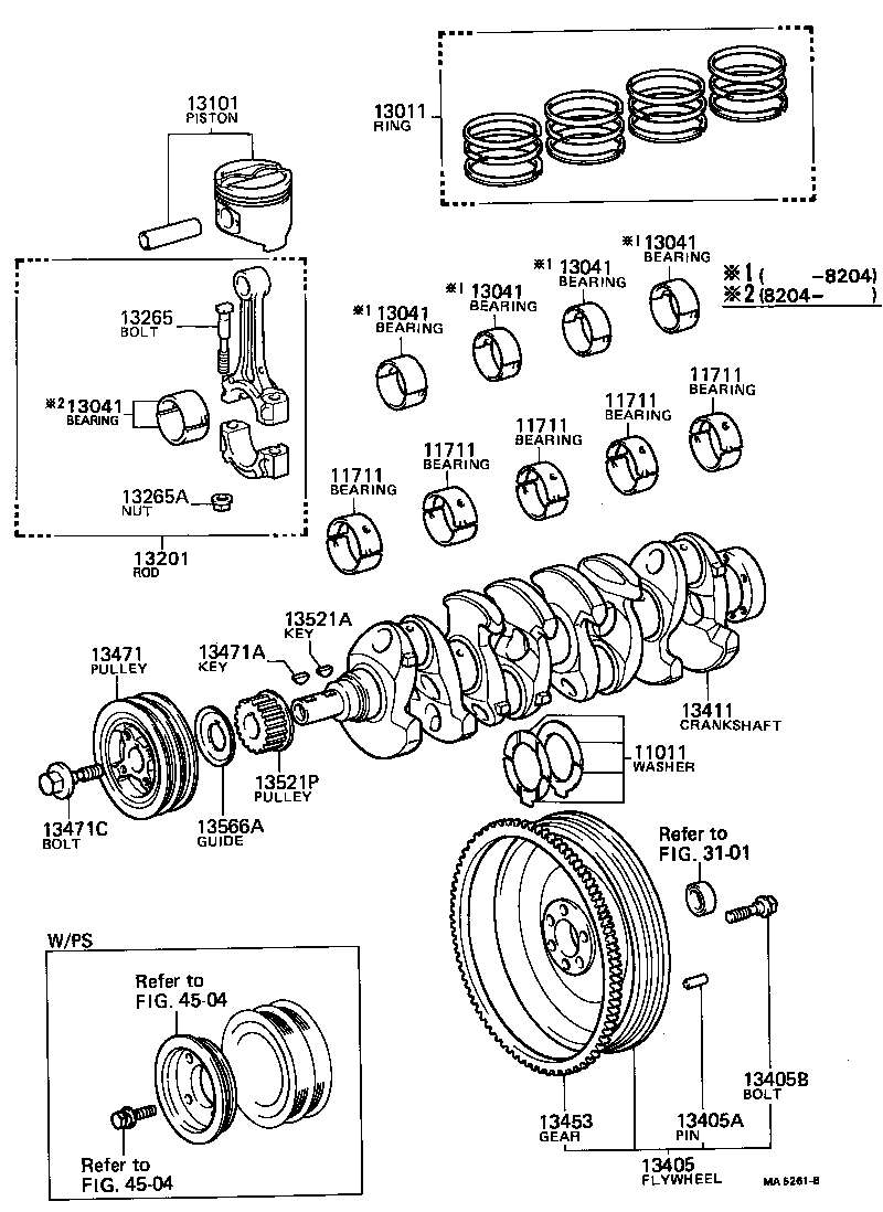  CELICA |  CRANKSHAFT PISTON