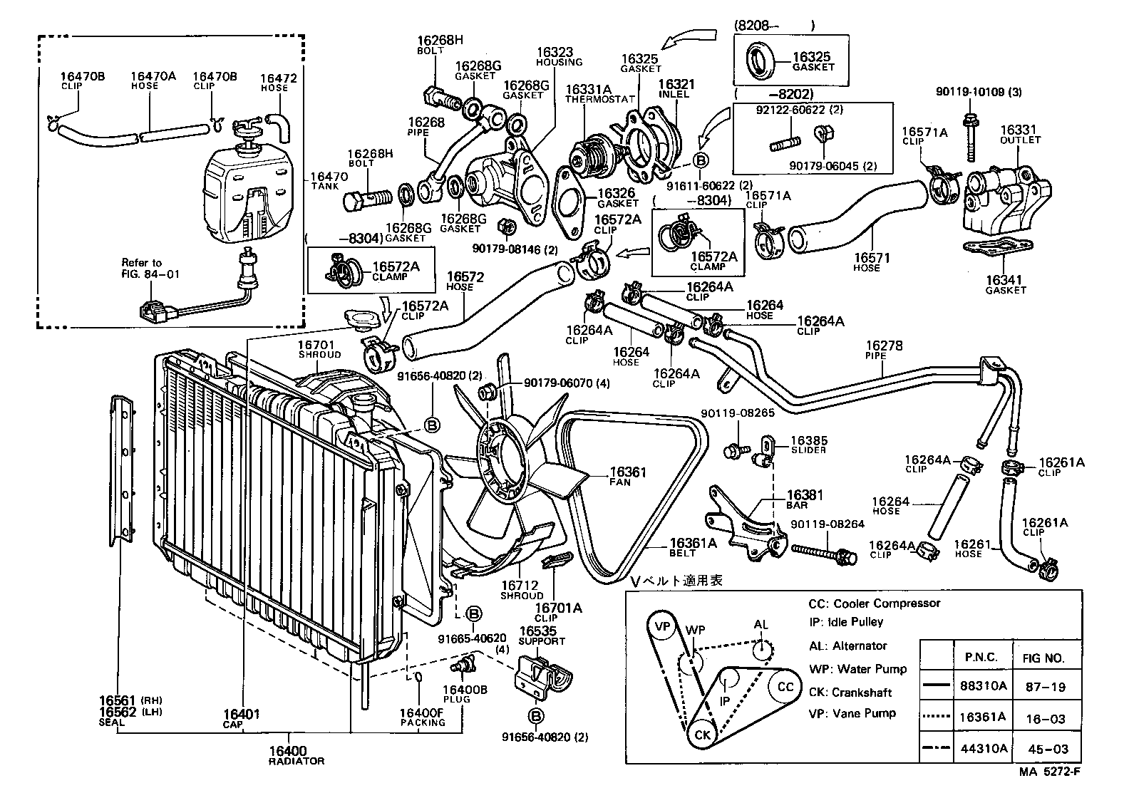  CELICA |  RADIATOR WATER OUTLET