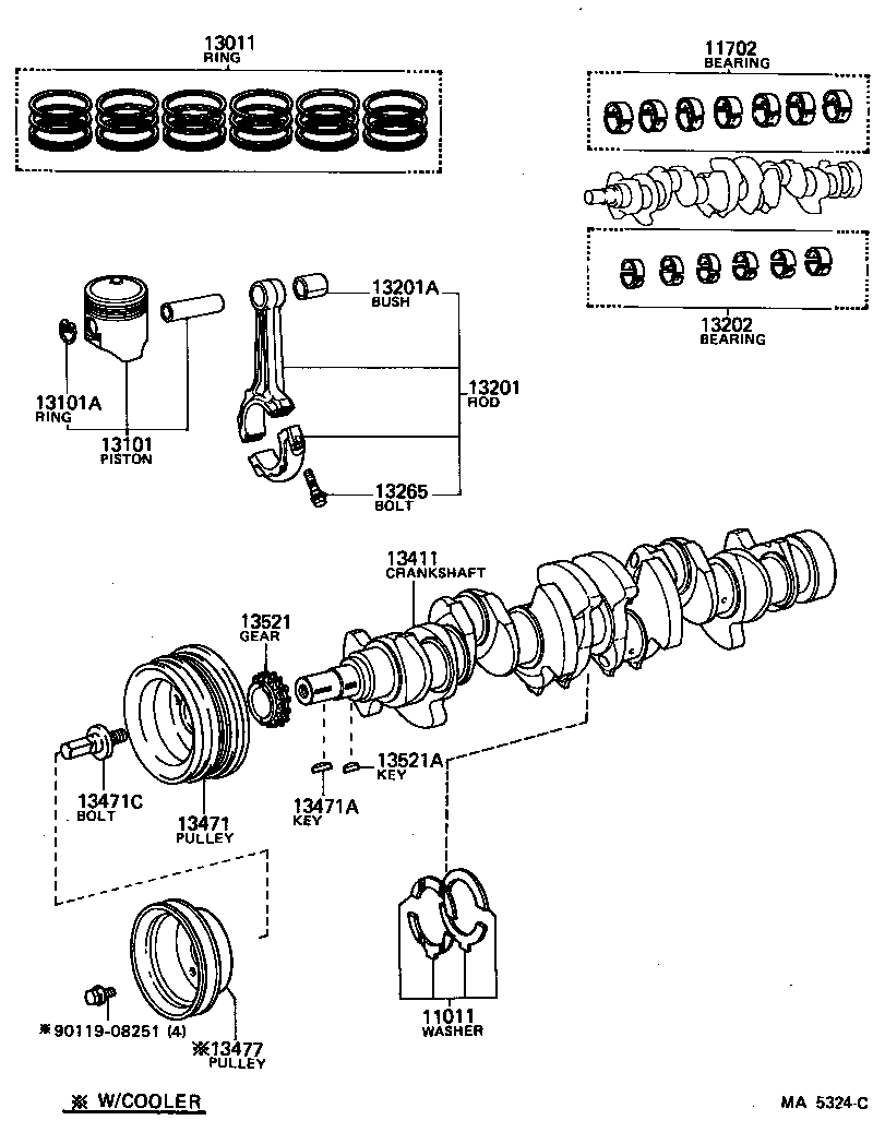  CHASER |  CRANKSHAFT PISTON