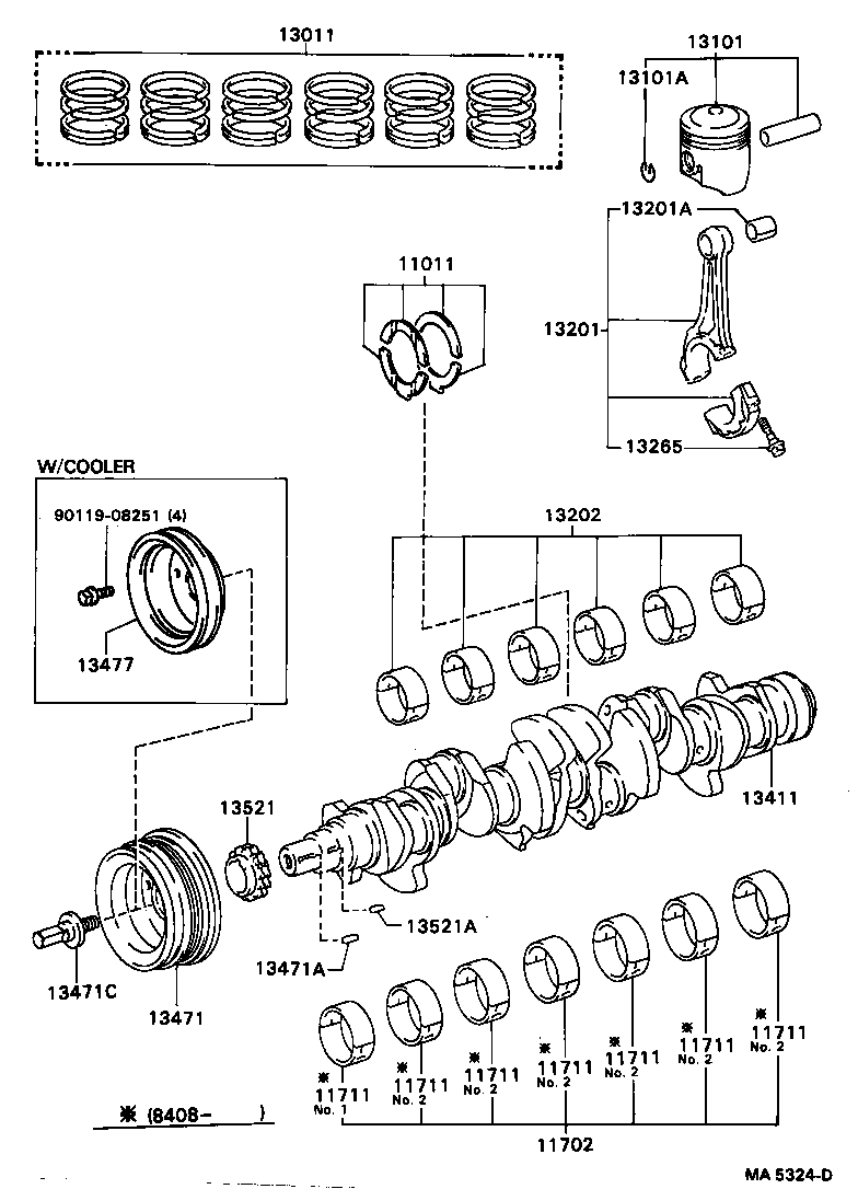  SOARER |  CRANKSHAFT PISTON