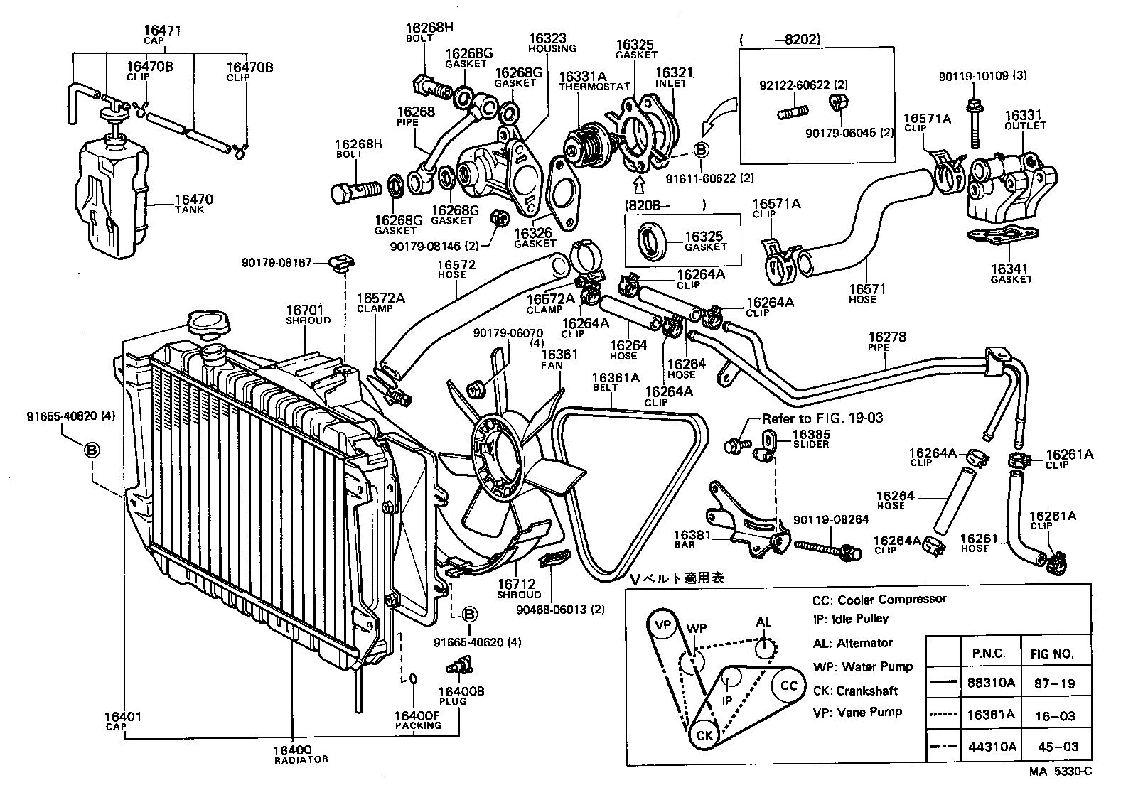  CROWN |  RADIATOR WATER OUTLET