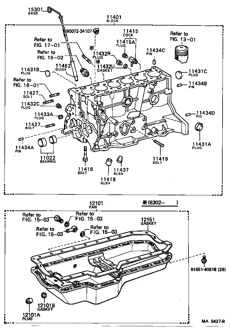  CROWN |  CYLINDER BLOCK