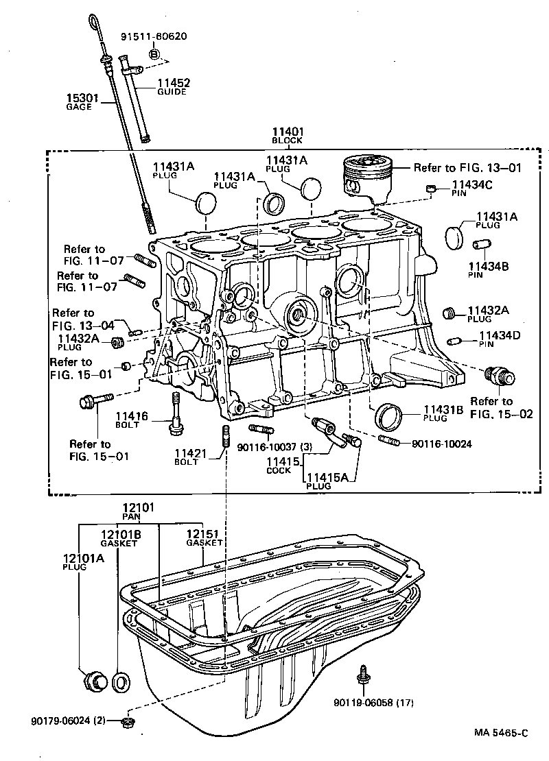  CARINA FR |  CYLINDER BLOCK