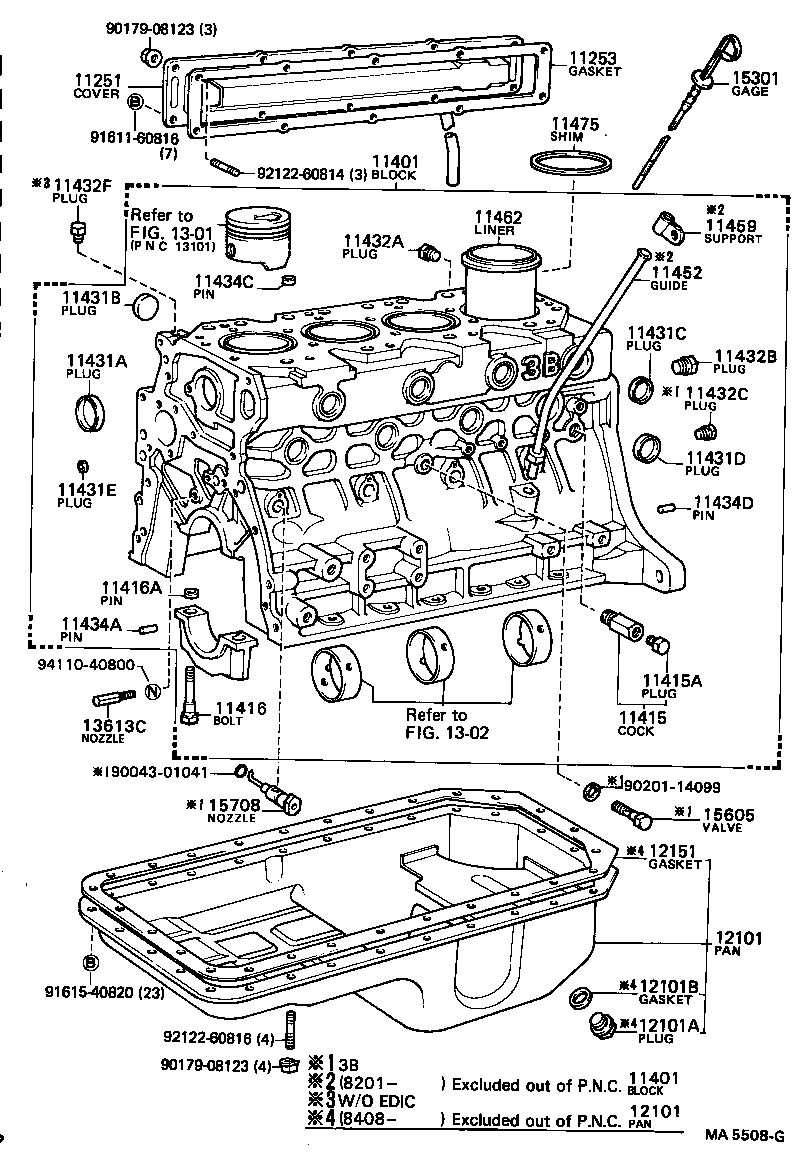  DYNA |  CYLINDER BLOCK