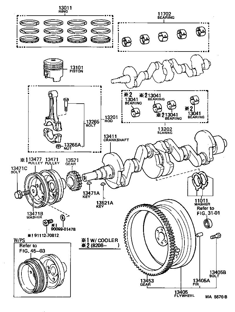 CARINA FR |  CRANKSHAFT PISTON