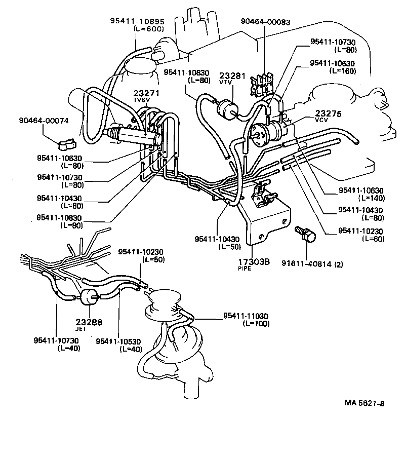  DYNA TOYOACE |  VACUUM PIPING