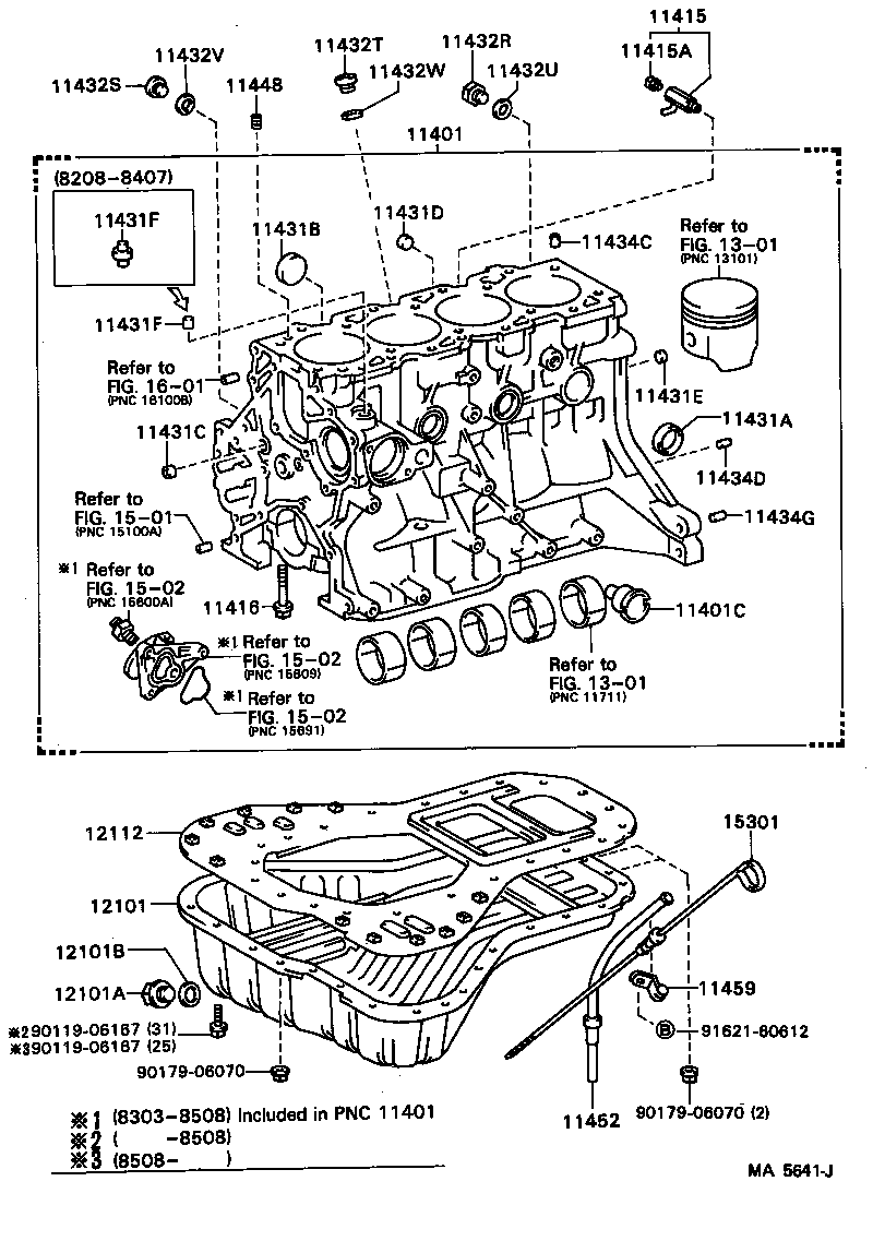  CARINA FR |  CYLINDER BLOCK