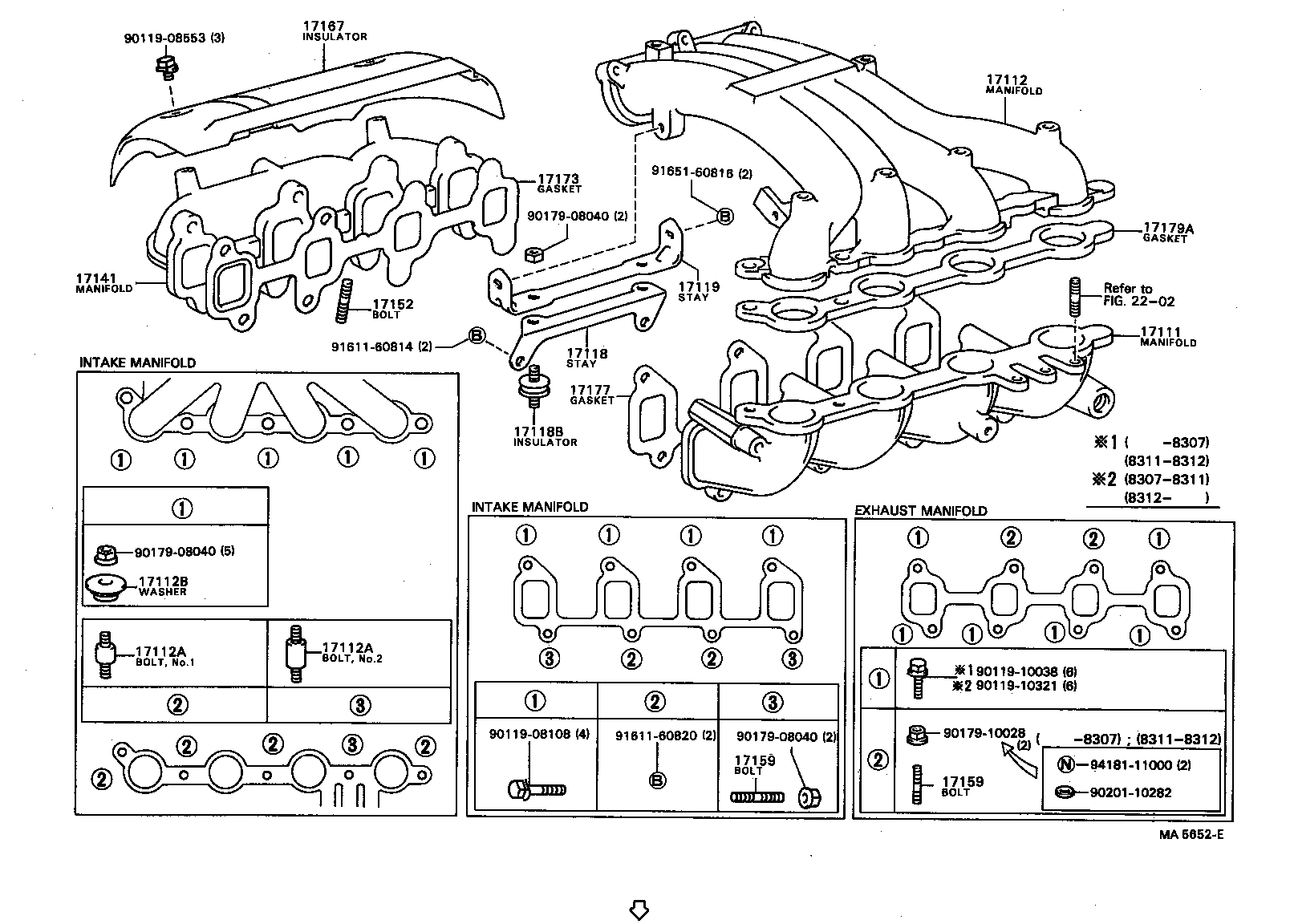  COROLLA |  MANIFOLD