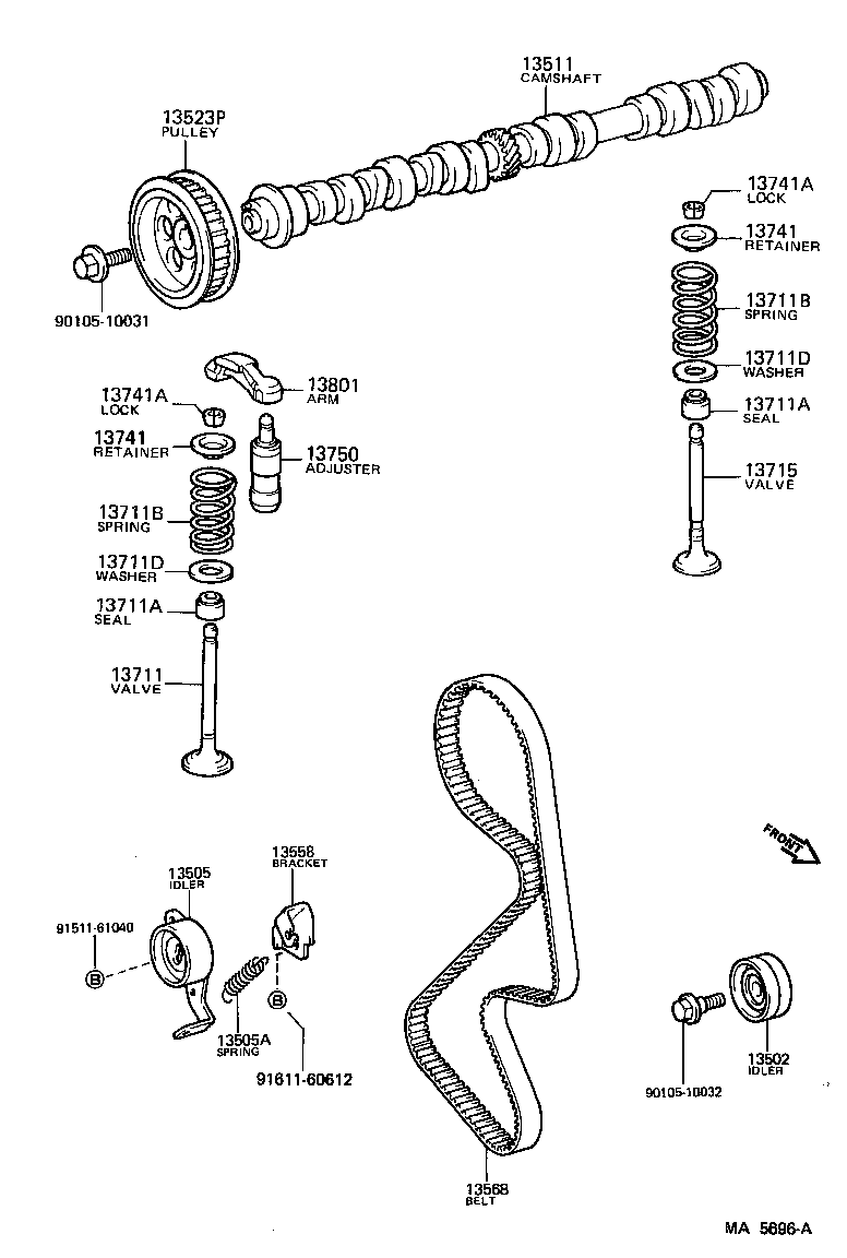  CORONA |  CAMSHAFT VALVE