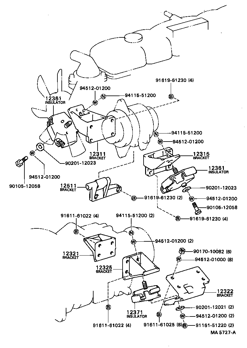  DYNA TOYOACE |  MOUNTING