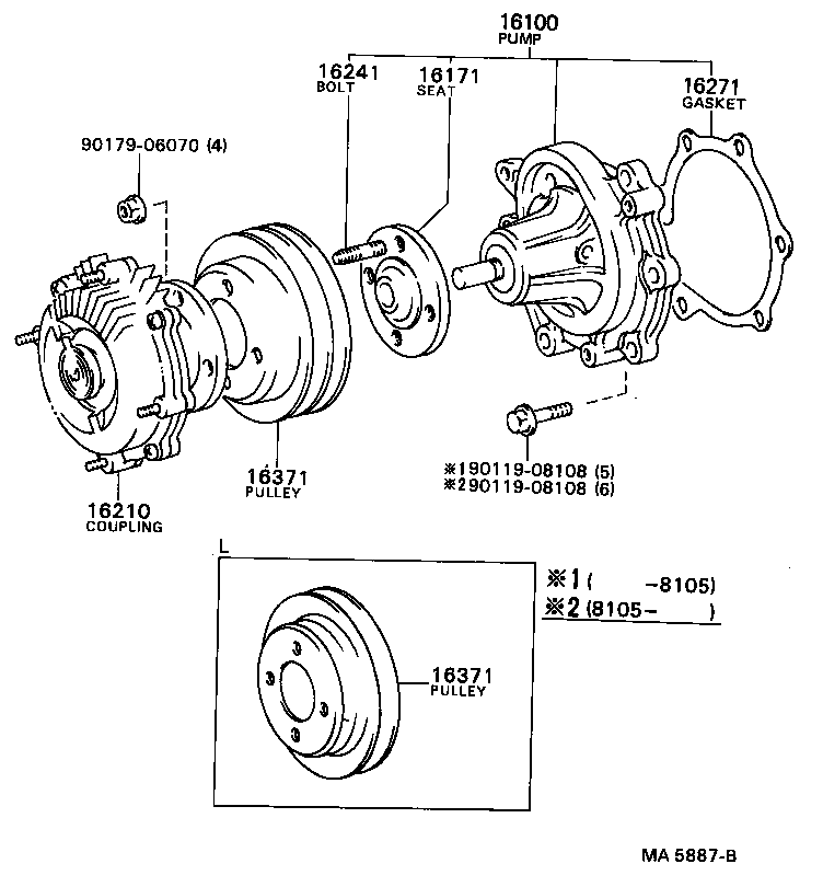  CHASER |  WATER PUMP