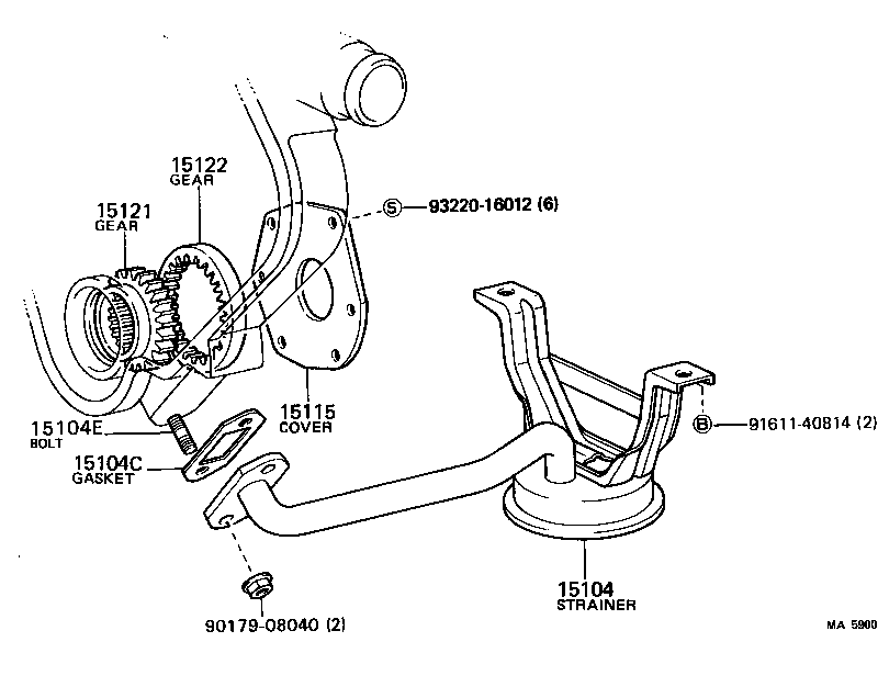  HIACE QUICK DELIVERY |  ENGINE OIL PUMP