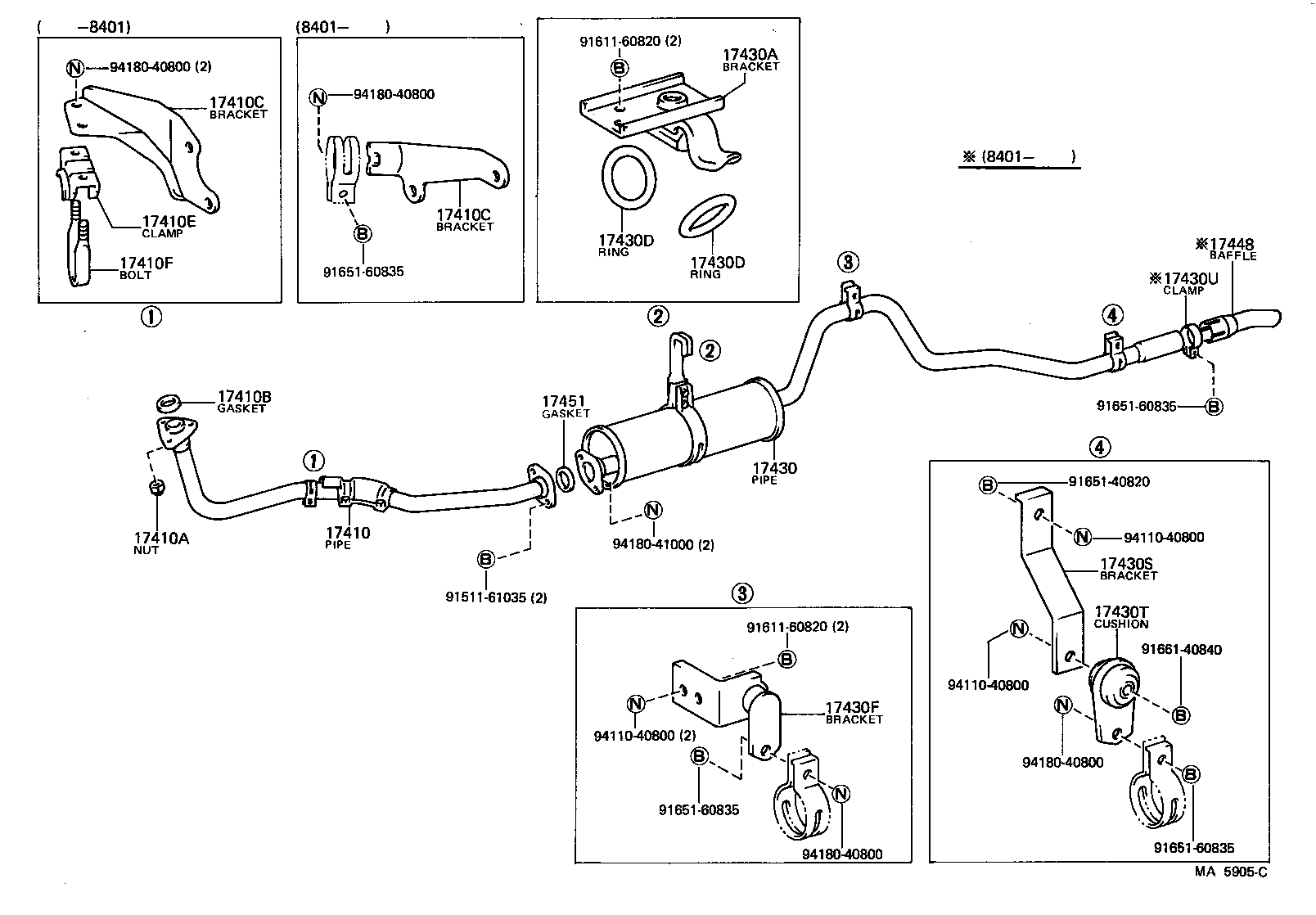  HIACE QUICK DELIVERY |  EXHAUST PIPE