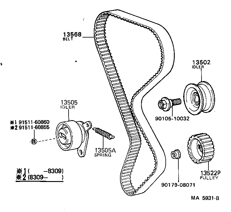  MARK 2 |  TIMING BELT