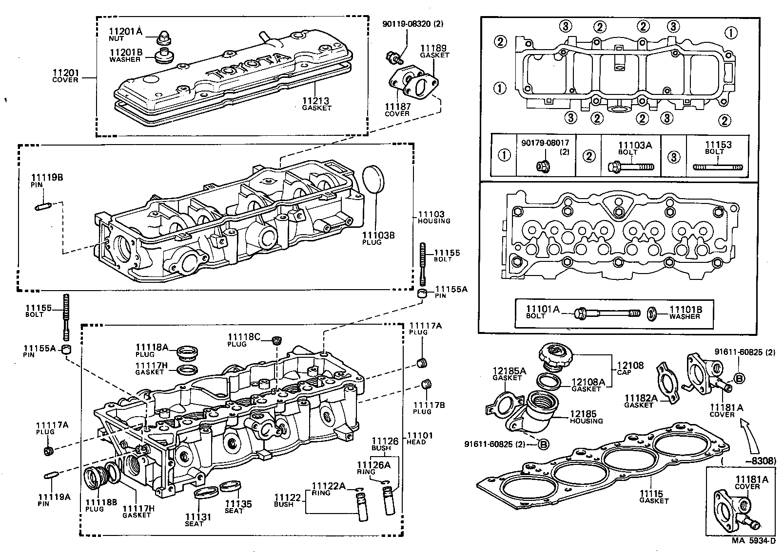  CARINA FR |  CYLINDER HEAD