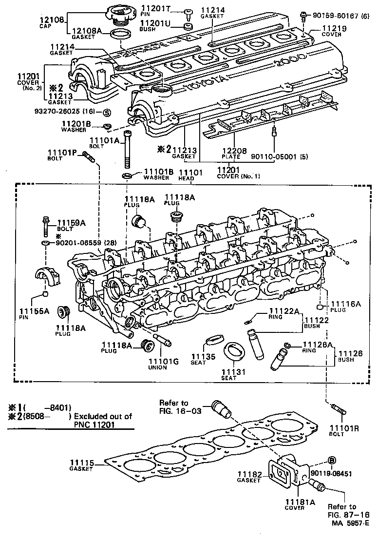  CROWN |  CYLINDER HEAD