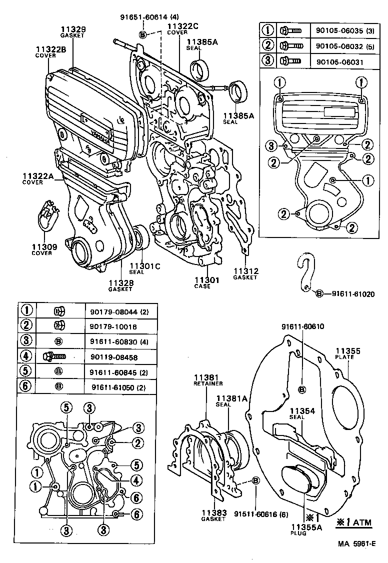 MARK 2 |  TIMING GEAR COVER REAR END PLATE