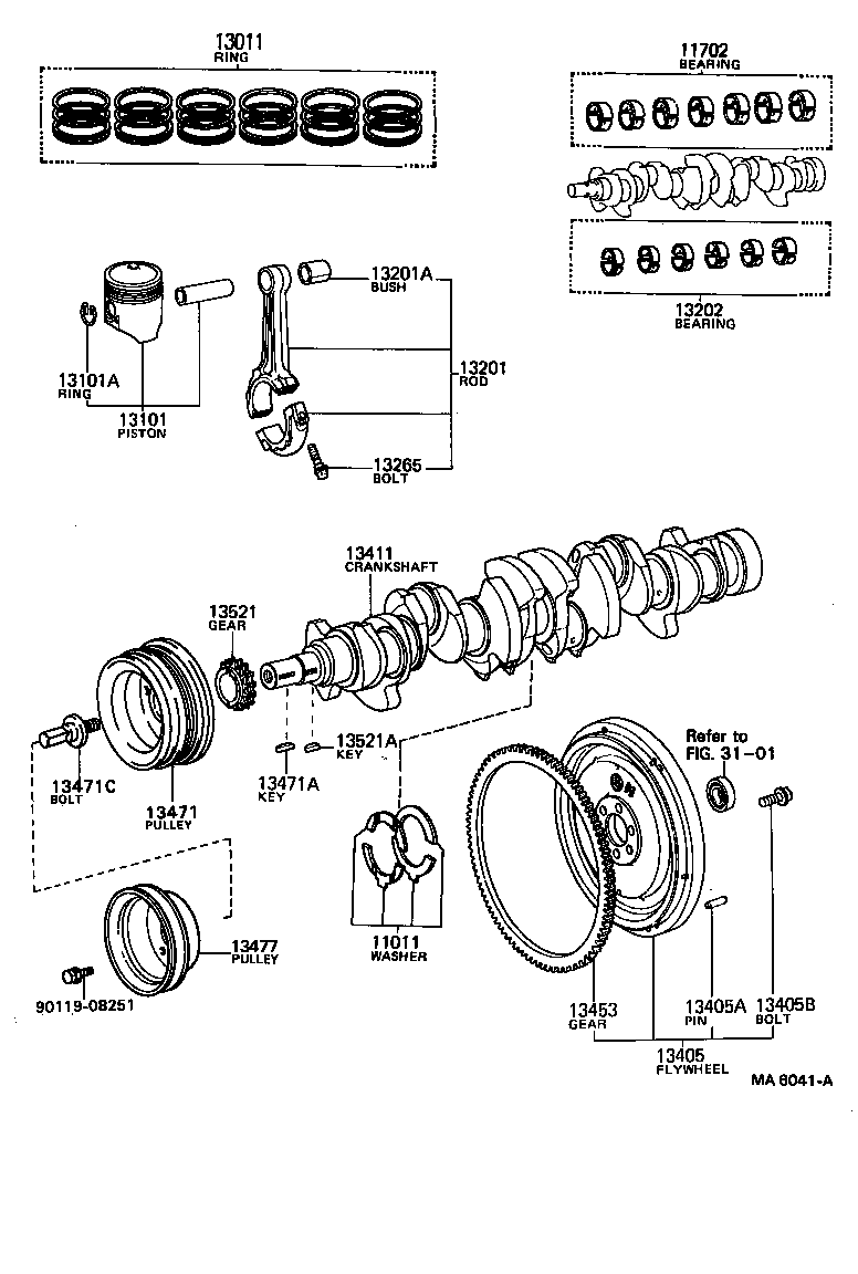  MARK 2 |  CRANKSHAFT PISTON