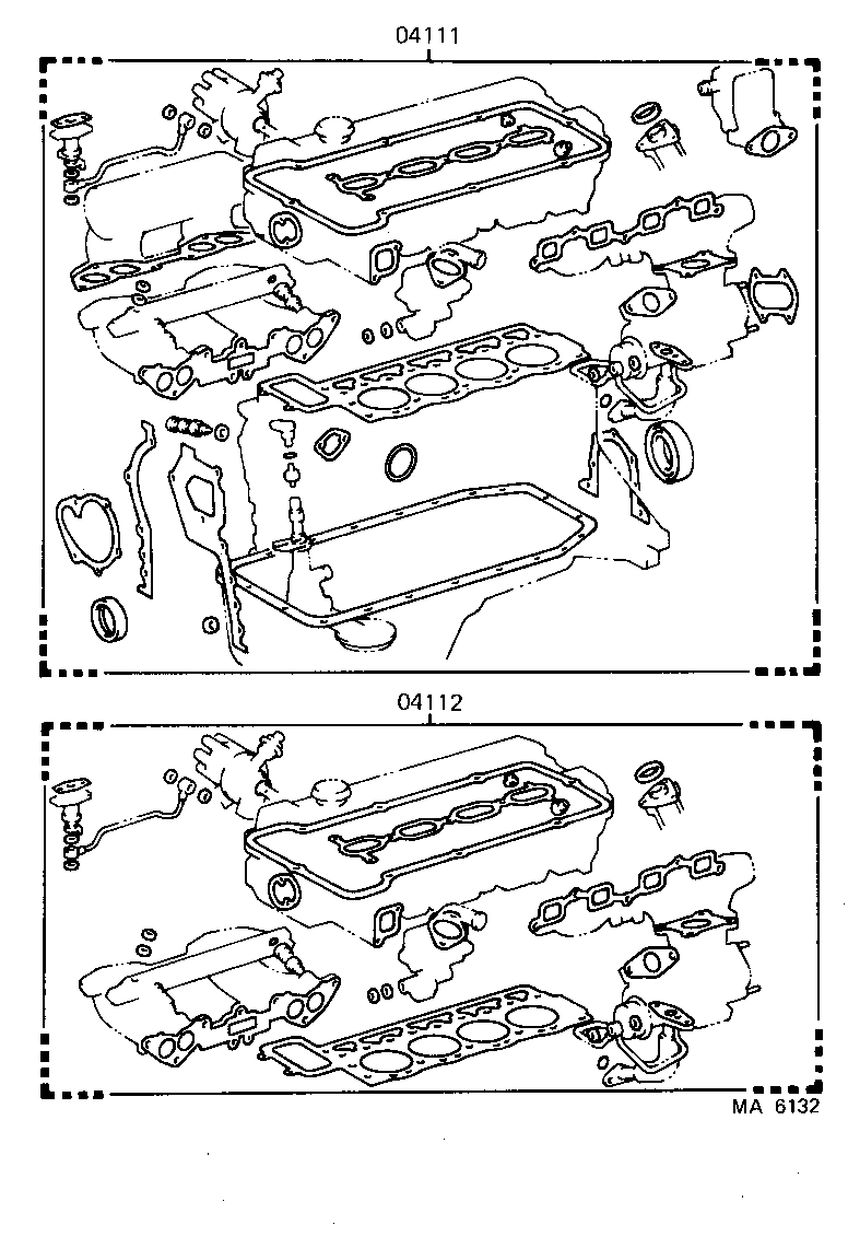  CARINA FR |  ENGINE OVERHAUL GASKET KIT