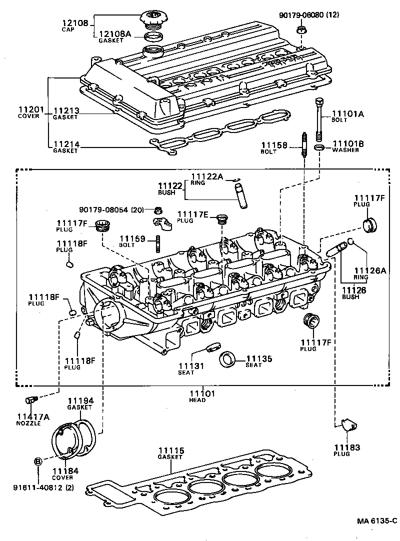  CARINA FR |  CYLINDER HEAD