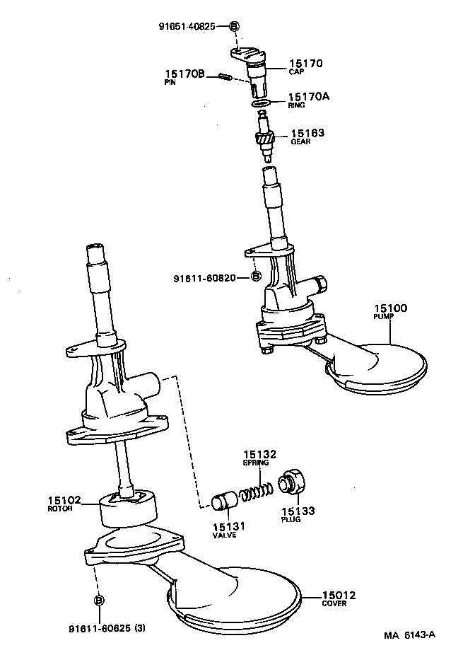  CARINA FR |  ENGINE OIL PUMP