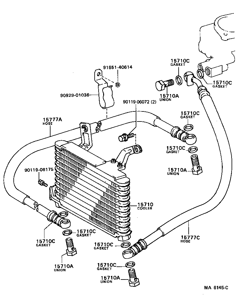  CELICA |  ENGINE OIL COOLER