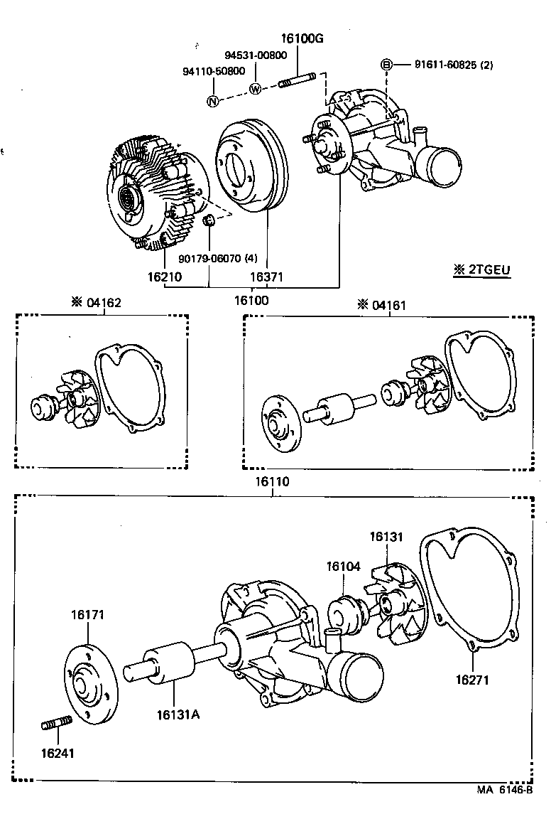  CARINA FR |  WATER PUMP