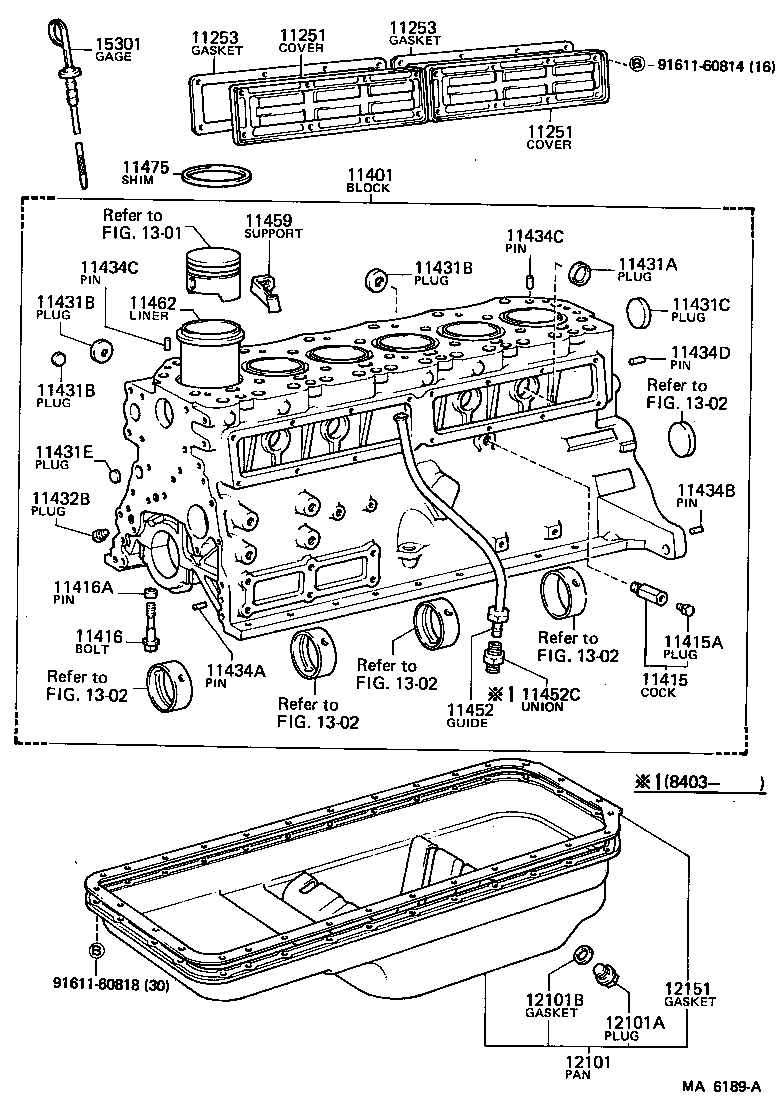  LAND CRUISER VAN |  CYLINDER BLOCK
