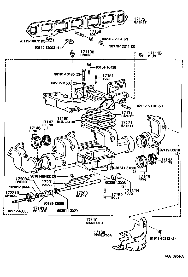  LAND CRUISER VAN |  MANIFOLD