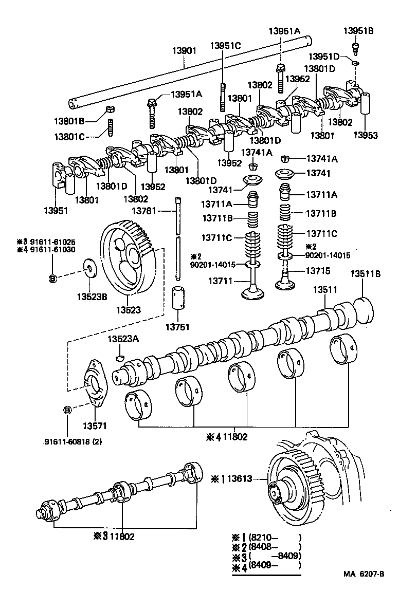  LAND CRUISER VAN |  CAMSHAFT VALVE