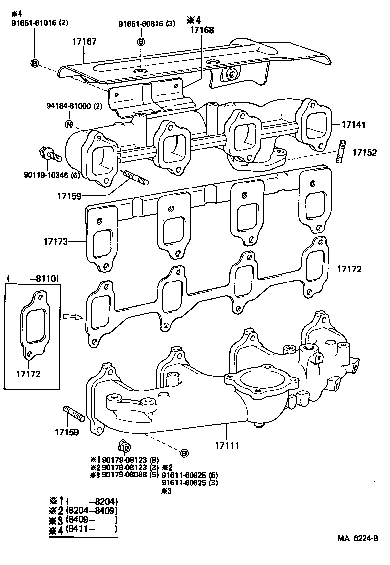  LAND CRUISER VAN |  MANIFOLD