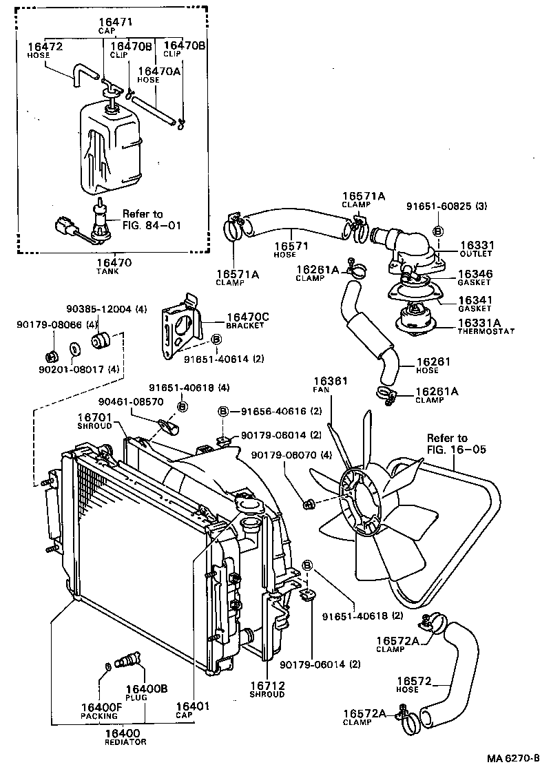  CENTURY |  RADIATOR WATER OUTLET