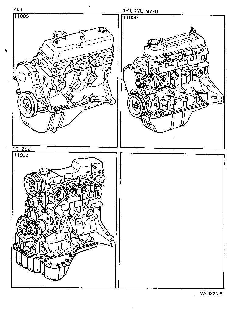  TOWN MASTERACE V WG |  PARTIAL ENGINE ASSEMBLY