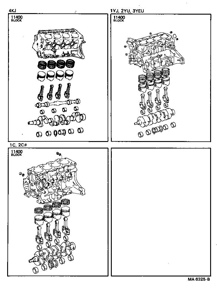  TOWN MASTERACE V WG |  SHORT BLOCK ASSEMBLY